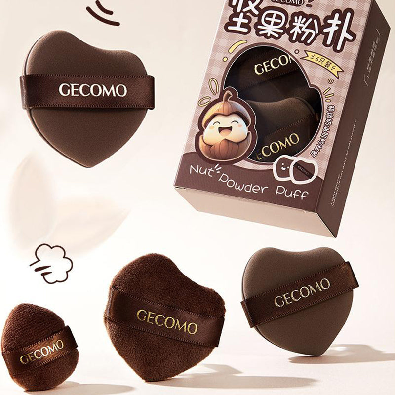 6PCS Makeup Beauty Sponge Foundation Loose Powder Blusher Blending Puffs Smooth Dry Wet Use Cosmetic Applicator Tool Wholesale