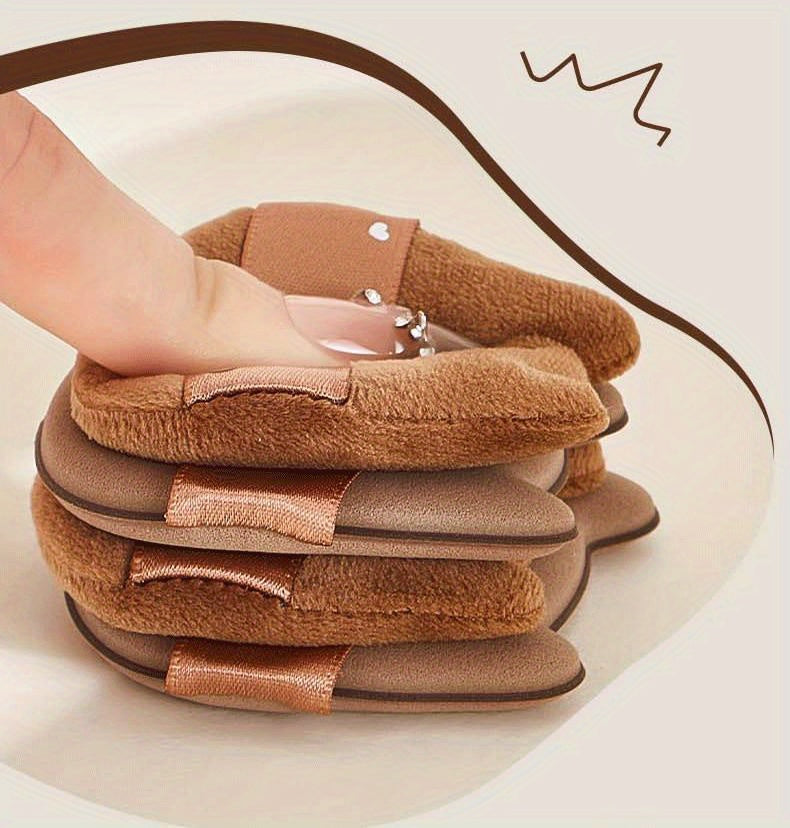 5/6PCS Capybara Powder puff Set Box Wet And Dry Use Mini Fingertip Powder Puff Soft Skin-friendly Flocking Air Cushion