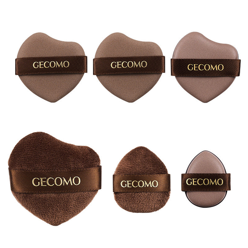 6PCS Makeup Beauty Sponge Foundation Loose Powder Blusher Blending Puffs Smooth Dry Wet Use Cosmetic Applicator Tool Wholesale