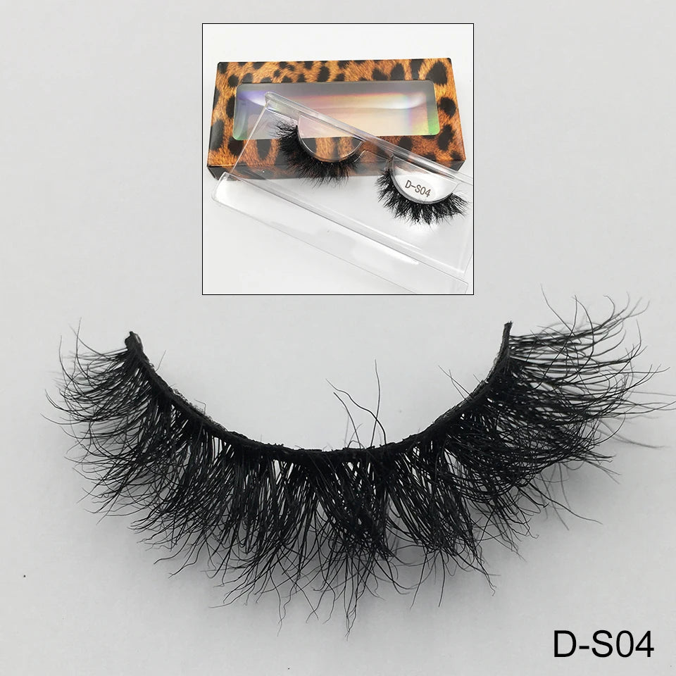 5Pairs/Pack High Quality Natural Look Fluffy 3d Mink Lashes Factory Sale