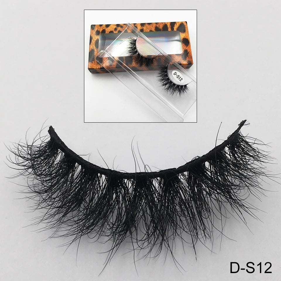 5Pairs/Pack High Quality Natural Look Fluffy 3d Mink Lashes Factory Sale