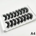 MIOFIA 8 pairs 3D mink eyelashes wholesale, no cruel mink eyelashes, artificial mink lashes bulk, natural false eyelashes makeup