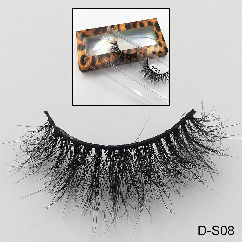5Pairs/Pack High Quality Natural Look Fluffy 3d Mink Lashes Factory Sale
