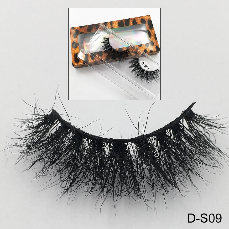 5Pairs/Pack High Quality Natural Look Fluffy 3d Mink Lashes Factory Sale
