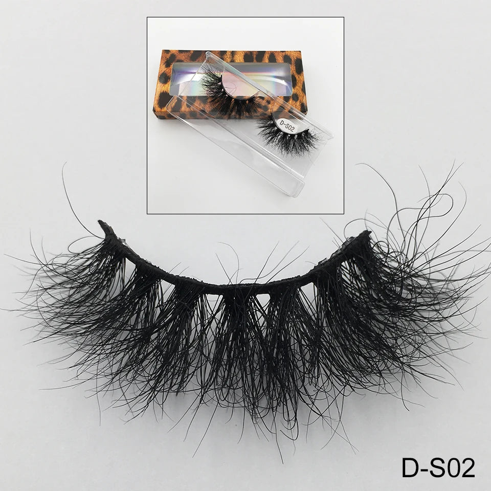 5Pairs/Pack High Quality Natural Look Fluffy 3d Mink Lashes Factory Sale