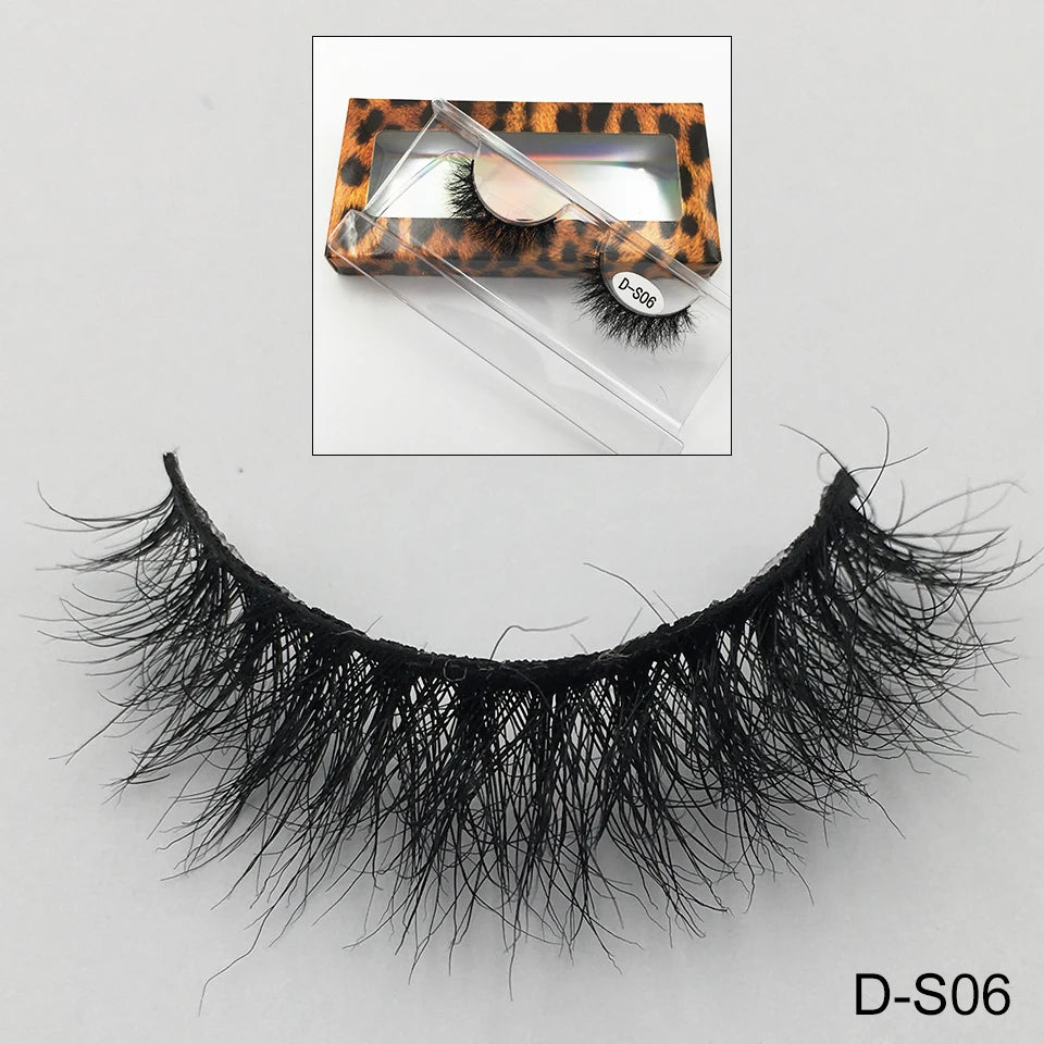 5Pairs/Pack High Quality Natural Look Fluffy 3d Mink Lashes Factory Sale