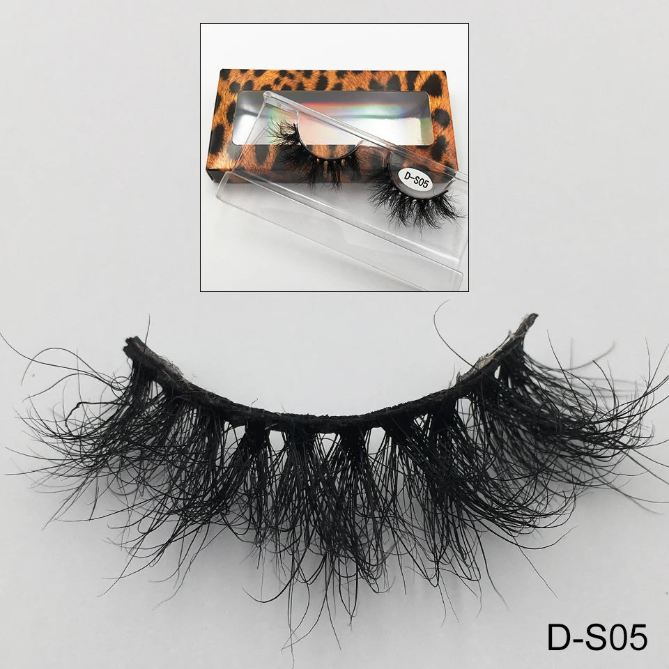 5Pairs/Pack High Quality Natural Look Fluffy 3d Mink Lashes Factory Sale