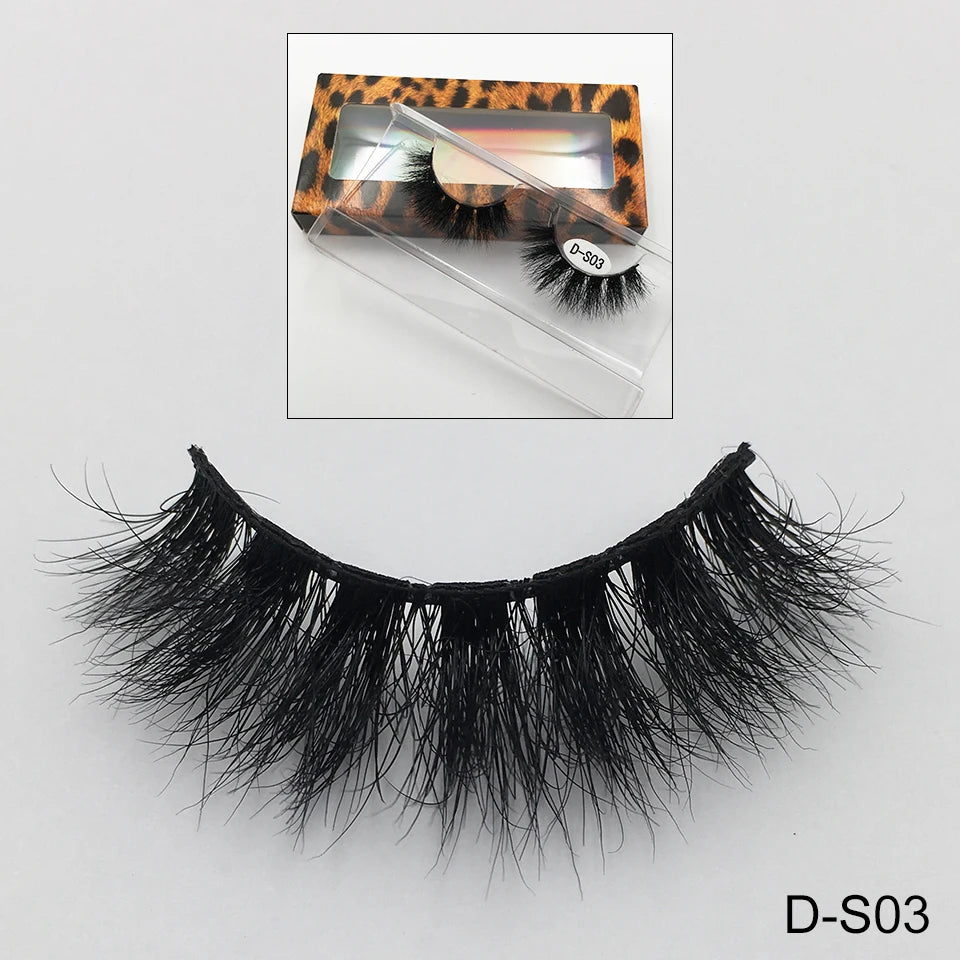5Pairs/Pack High Quality Natural Look Fluffy 3d Mink Lashes Factory Sale