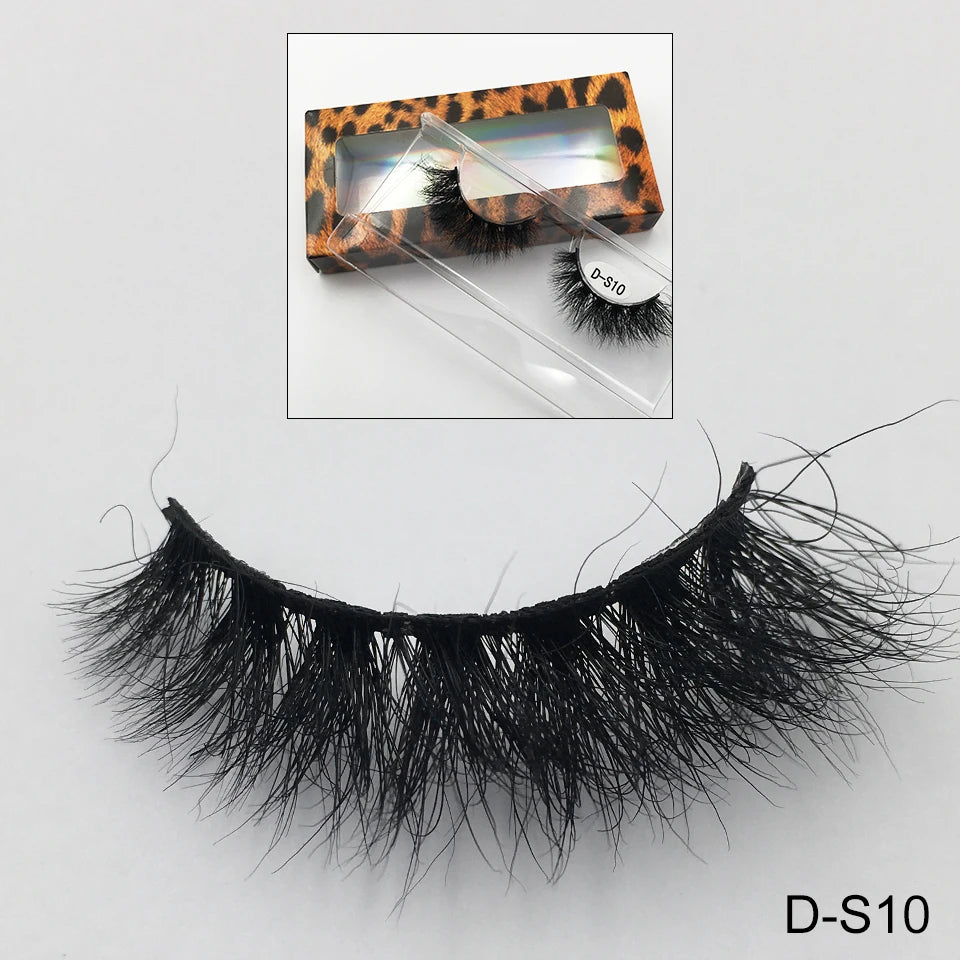 5Pairs/Pack High Quality Natural Look Fluffy 3d Mink Lashes Factory Sale