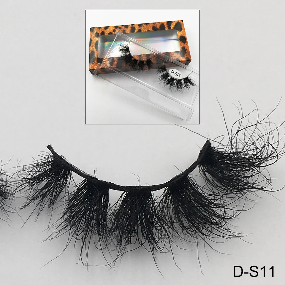 5Pairs/Pack High Quality Natural Look Fluffy 3d Mink Lashes Factory Sale