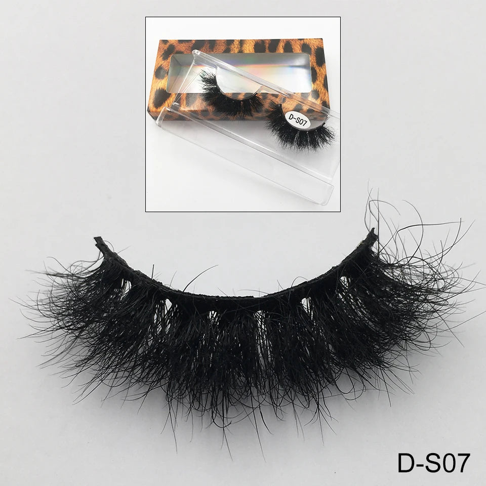 5Pairs/Pack High Quality Natural Look Fluffy 3d Mink Lashes Factory Sale