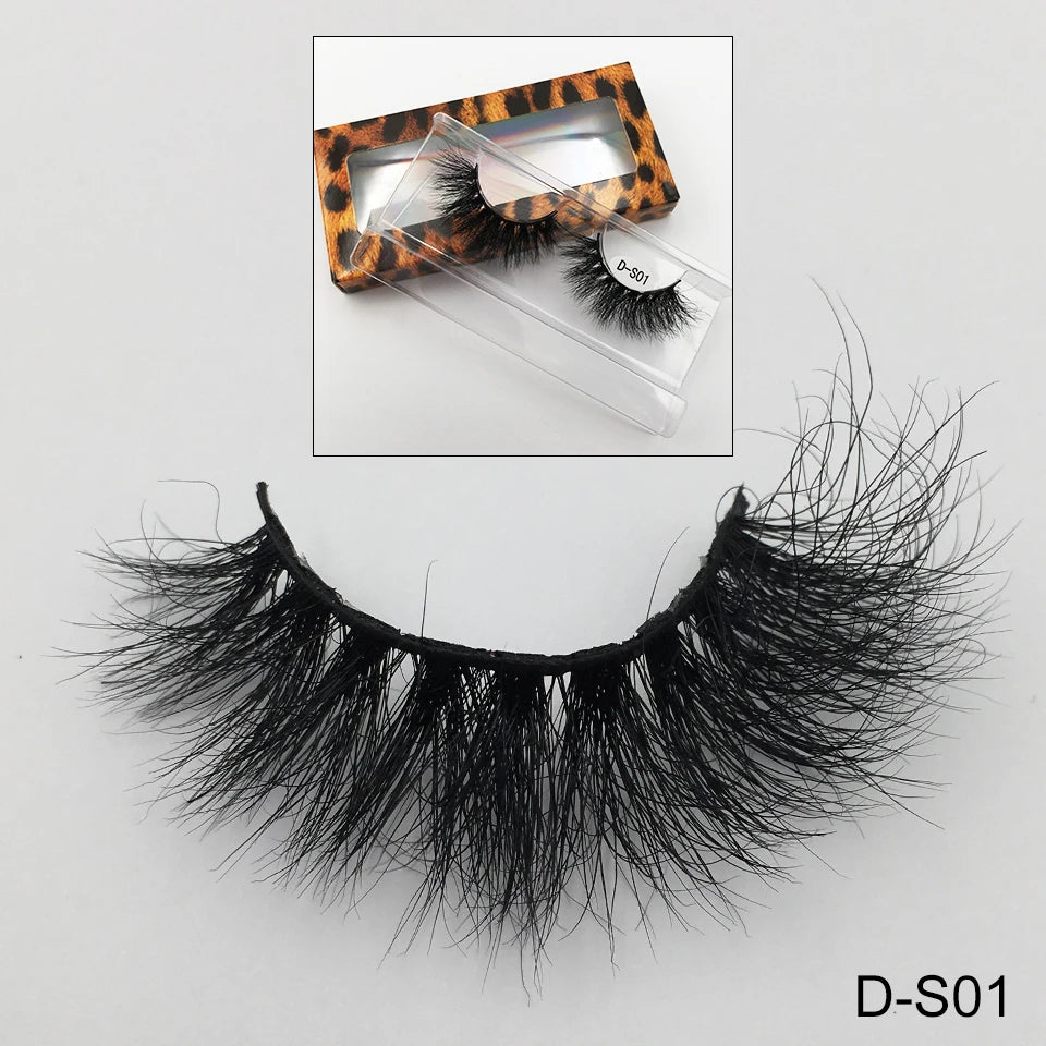 5Pairs/Pack High Quality Natural Look Fluffy 3d Mink Lashes Factory Sale
