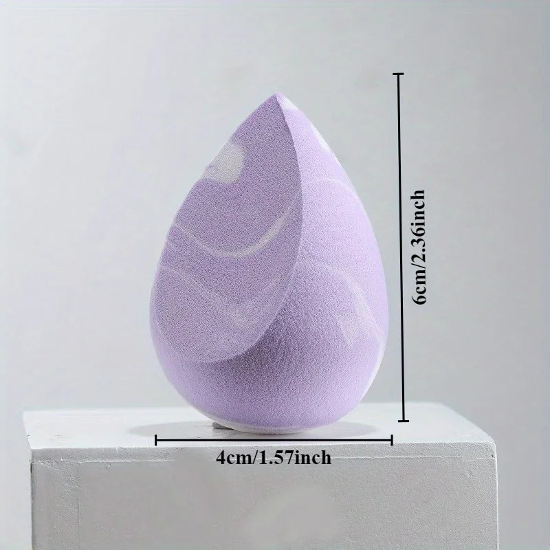 1Pc Makeup sponge beauty egg gradient color soft double-sided wet and dual-use fit without eating powder