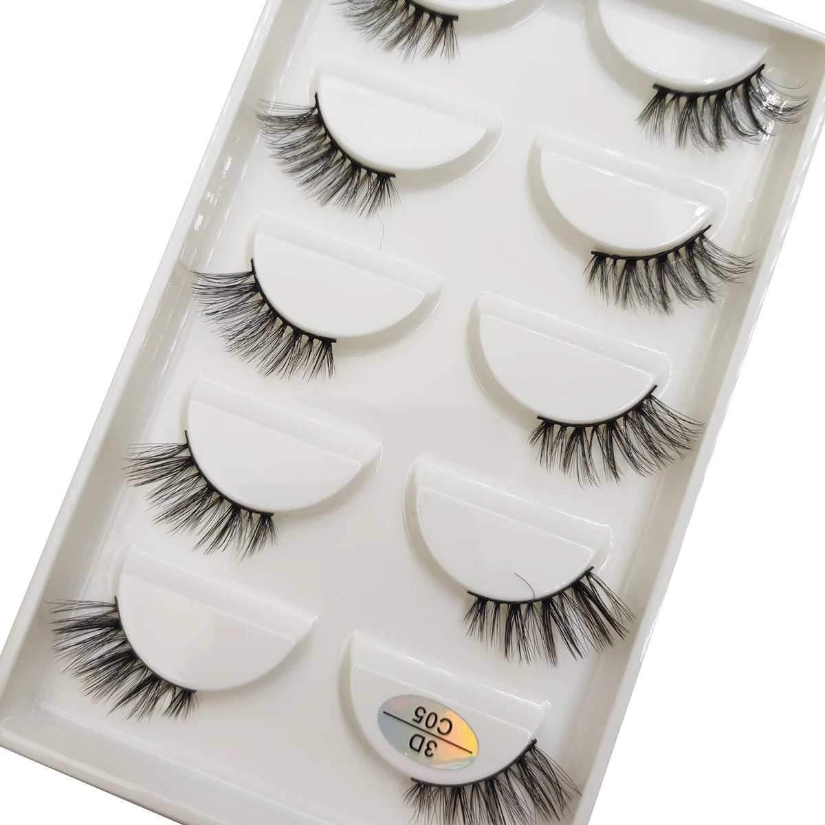 15 Style 5 Pairs 3D Eyelashes Natural False Eye Lashes Thick Faux Mink Lashes Soft Fake Eyelash Wispy Makeup Cilios