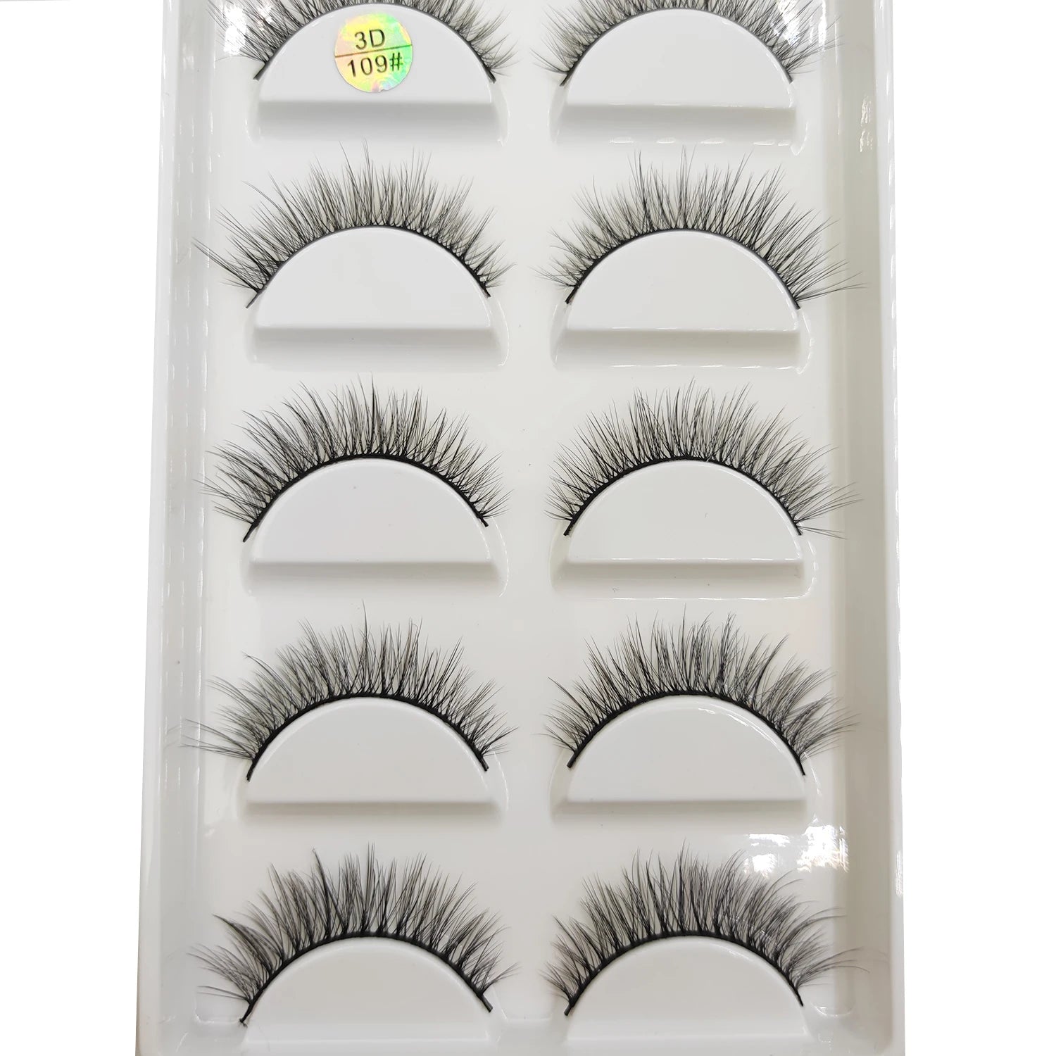 15 Style 5 Pairs 3D Eyelashes Natural False Eye Lashes Thick Faux Mink Lashes Soft Fake Eyelash Wispy Makeup Cilios