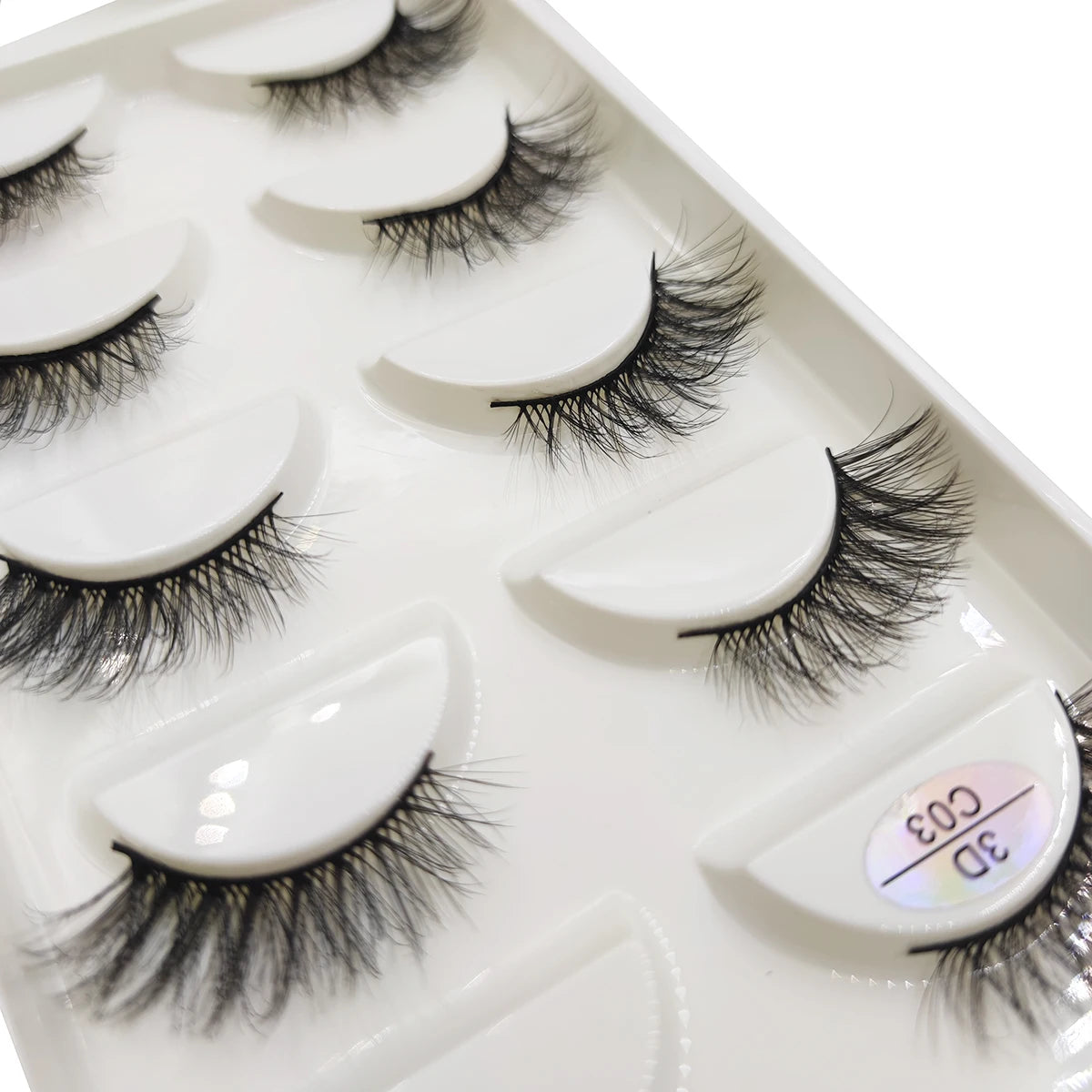 15 Style 5 Pairs 3D Eyelashes Natural False Eye Lashes Thick Faux Mink Lashes Soft Fake Eyelash Wispy Makeup Cilios
