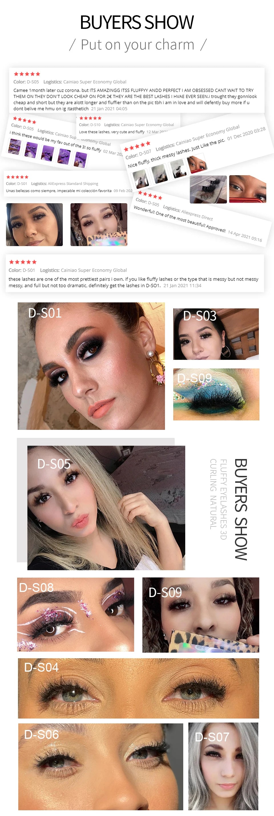 5Pairs/Pack High Quality Natural Look Fluffy 3d Mink Lashes Factory Sale