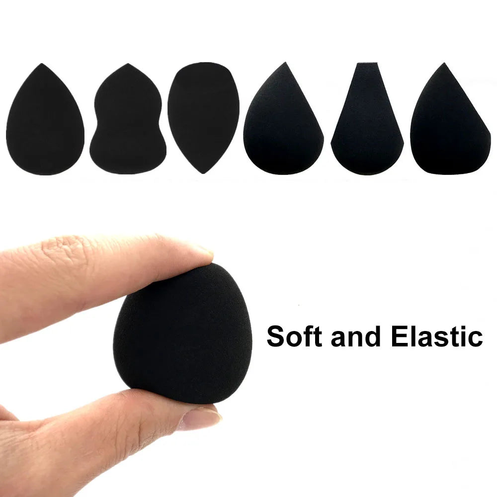 Black Beauty Egg Makeup Blender Cosmetic Puff Makeup Sponge Cushion Foundation Powder Sponge Beauty Tool Make Up Accessories