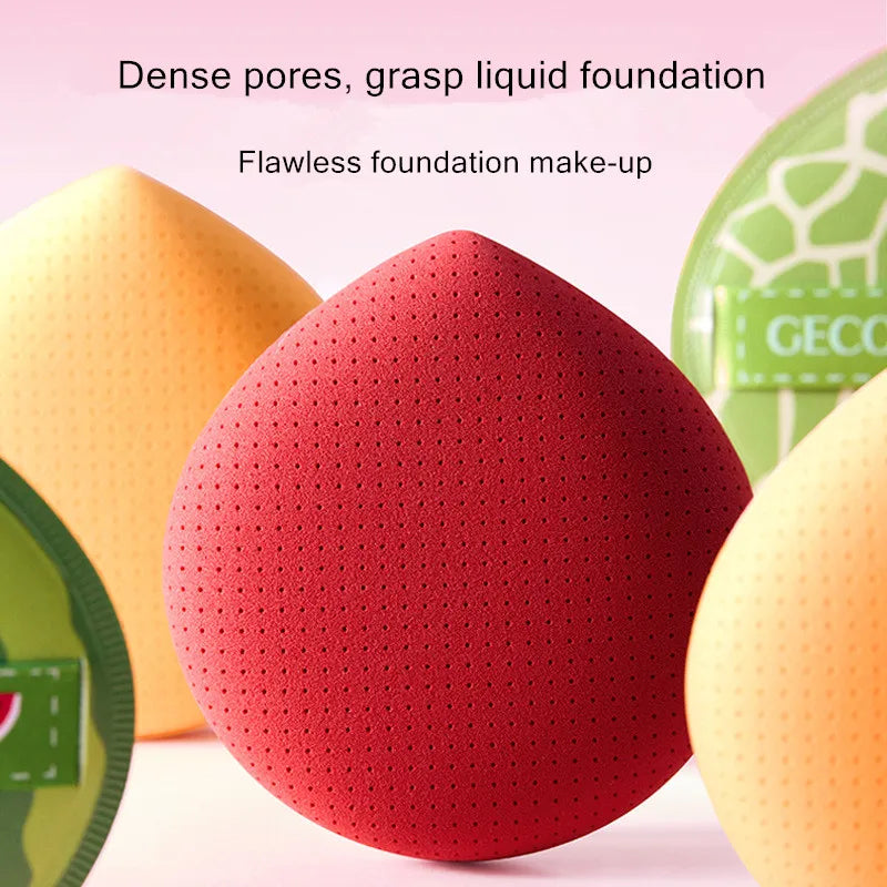 2pcs Cosmetic Puff Super Soft Sponge Air Cushion Powder Puffs Foundation Concealer Blender Applicator Dry and Wet Makeup Tools