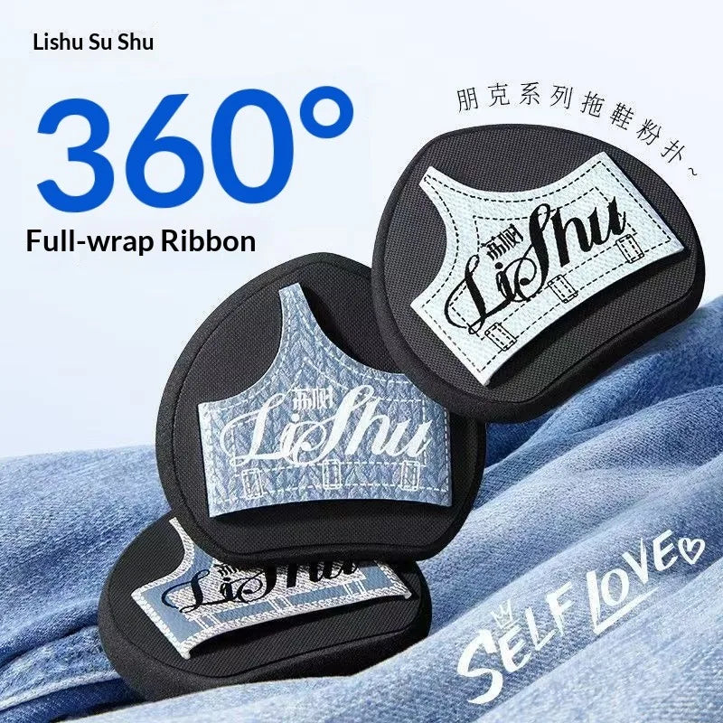 LISHU Makeup Puff Set, Large Powder Puffs for Foundation & Concealer, Wet and Dry Dual-Use, Skin-Friendly & No Powder Absorption