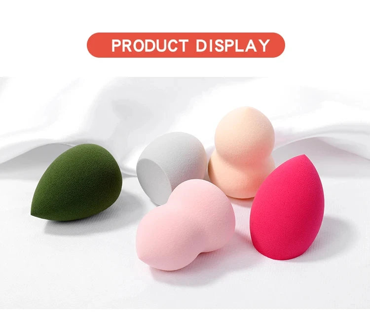 1Pc Cosmetic Puff Powder Puff Smooth Women's Makeup Foundation Sponge Beauty To Make Up Tools & Accessories Water-drop Shape