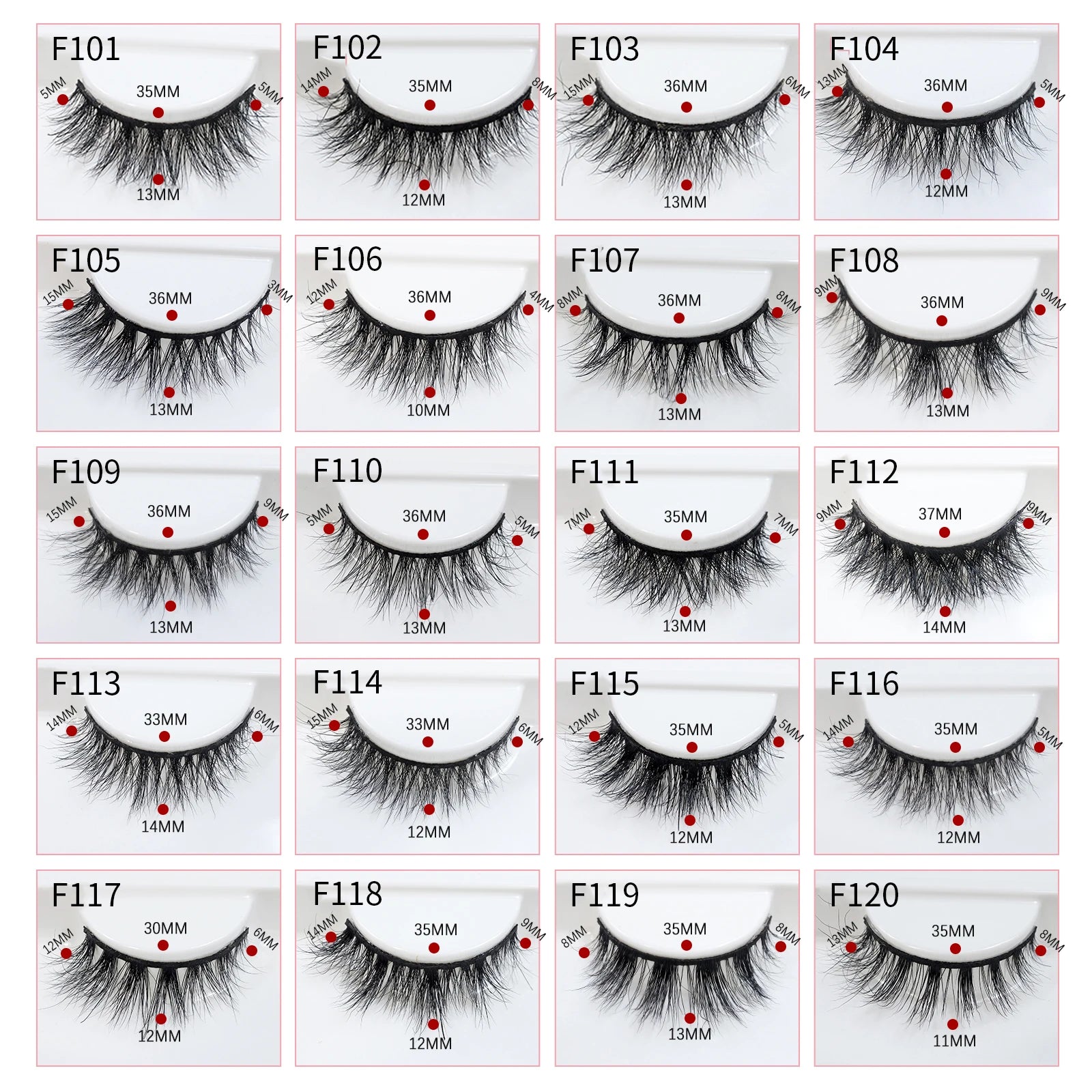 Natural Mink Lashes High Quality Fashion Classic Soft Full Strip Lashes Makeup 12mm Short Mink Eyelashes