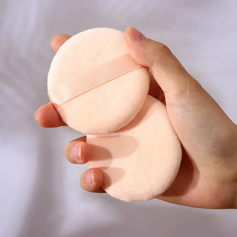 5/10Pcs Soft Velvet Makeup Sponge Loose Powder Cosmetic Puff Double-sided Face Makeup Sponge Concealer Wet Dry Makeup Tools
