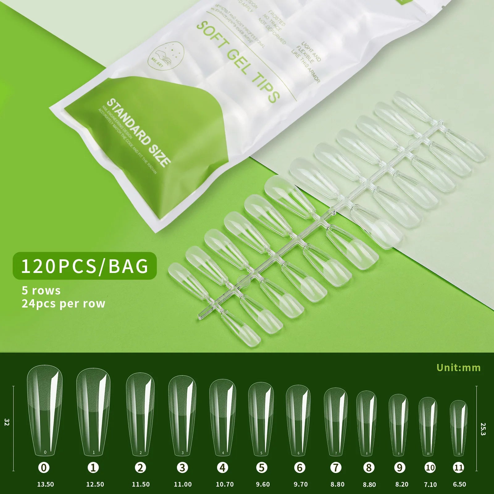 120/240Pcs Short Square Press On Nails Summer Colorful French Tip Fake Nails Extension Wearable Full Cover False Nails for Girls