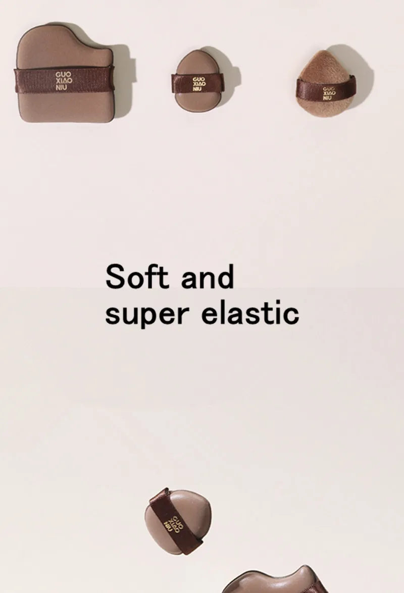 Guoxiaoniu 6PCS Makeup Blender Puff Air Cushion Foundation Sponge Loose Powder Puffs Cosmetic Applicator Tool Wholesale