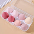 8 Pcs Makeup Sponges Set Blender Beauty Foundation Blending Sponge, Flawless for Liquid, Cream and Powder for Dry/Wet Use ﻿