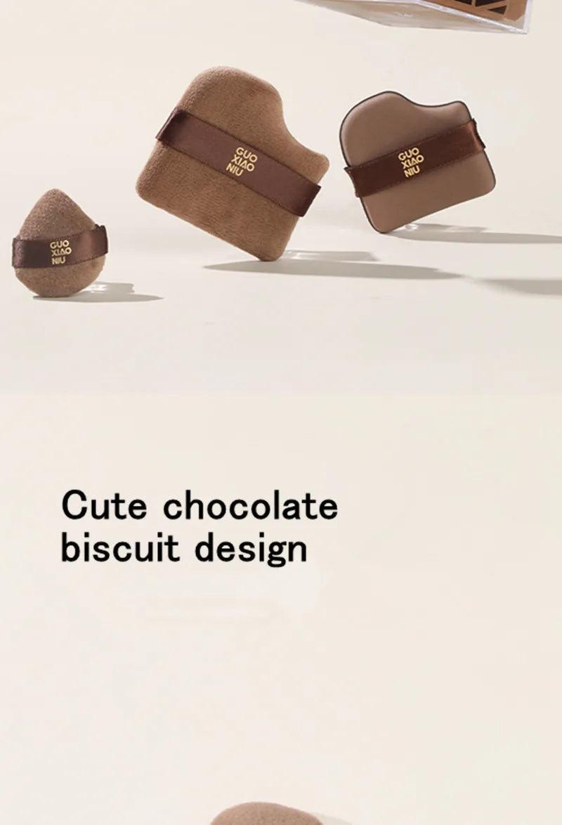 Guoxiaoniu 6PCS Makeup Blender Puff Air Cushion Foundation Sponge Loose Powder Puffs Cosmetic Applicator Tool Wholesale