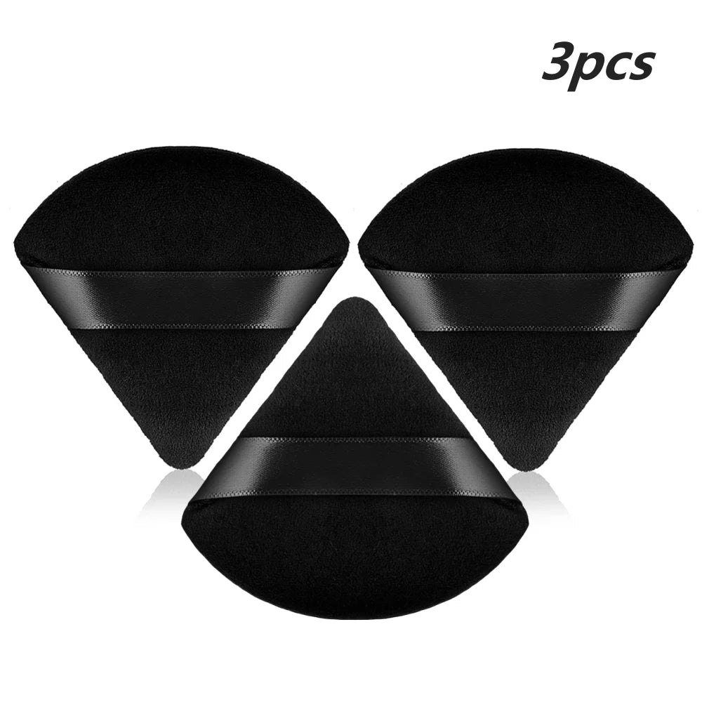 Black/purple Triangle Powder Puff Facial Makeup Sponge Soft Mixer Beauty Foundation Make-Up Sponge Makeup Access