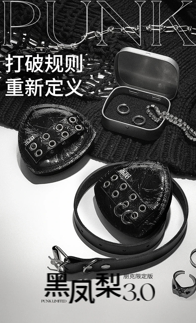 Lishu 2PCS Punk Black Pineapple Powder Puff Air Cushion Dual Use Wet and Dry Makeup Puff Ultra Soft Makeup Egg