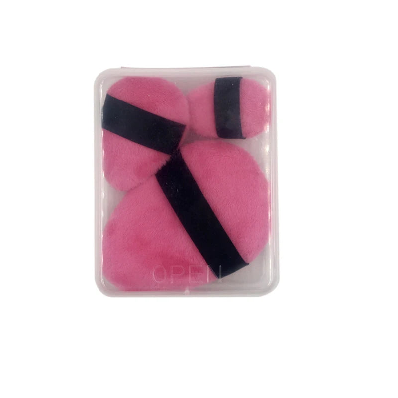 Cotton Purple Powder Puff Large Medium And Small Mini Eye Shadow No Dead Corner Makeup Puff Cosmetic Tool