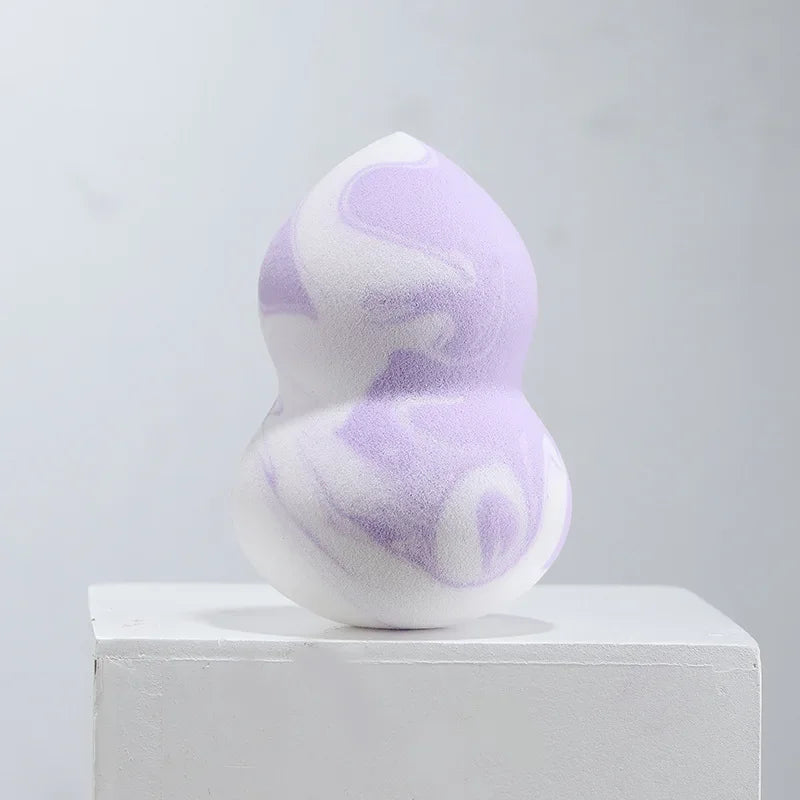 1Pc Makeup sponge beauty egg gradient color soft double-sided wet and dual-use fit without eating powder