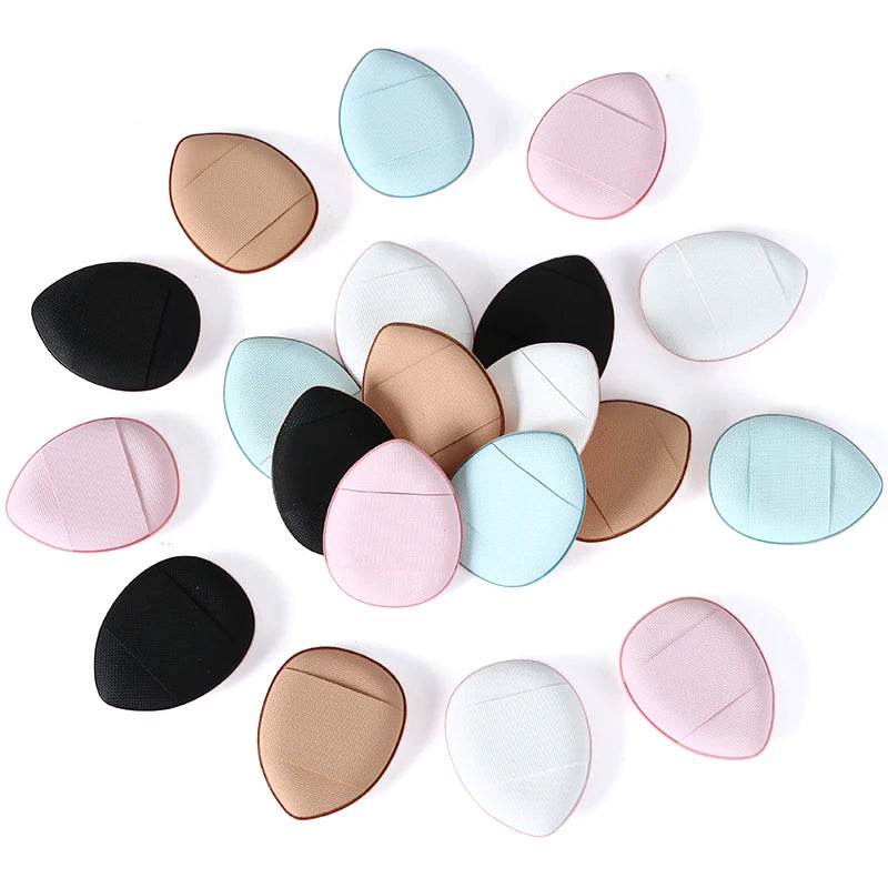 50/100PCS Mini Finger Puff Makeup Sponge Puffs Concealer Foundation Air Cushion Cosmetic Tool Dry Wet For Women Beauty Wholesale