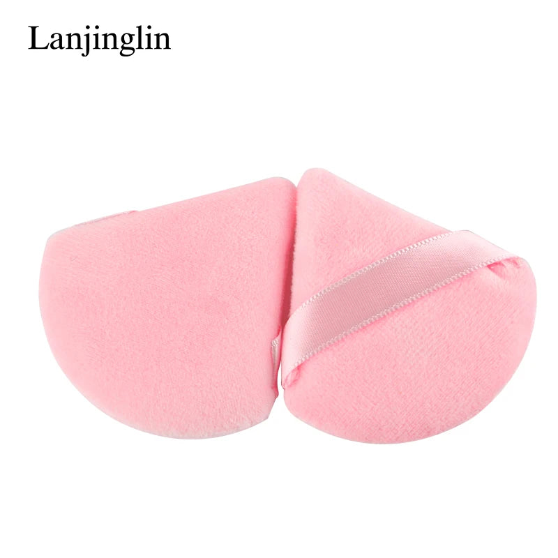 2/3/6Pcs New Triangle Powder Puff Mini Face Makeup Soft Cotton Face Powder Puff Washable Reusable Velvet Makeup Puff Tools