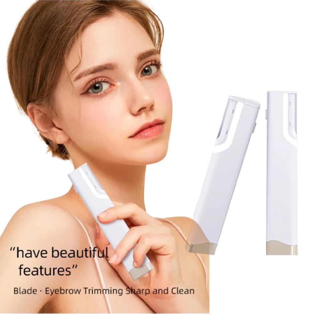 Electric Razors for Women,Cordless Body Shaver for Trip,Eyebrow Trimmer, 2 in 1 Slimmer Trimmer,Hair Removal