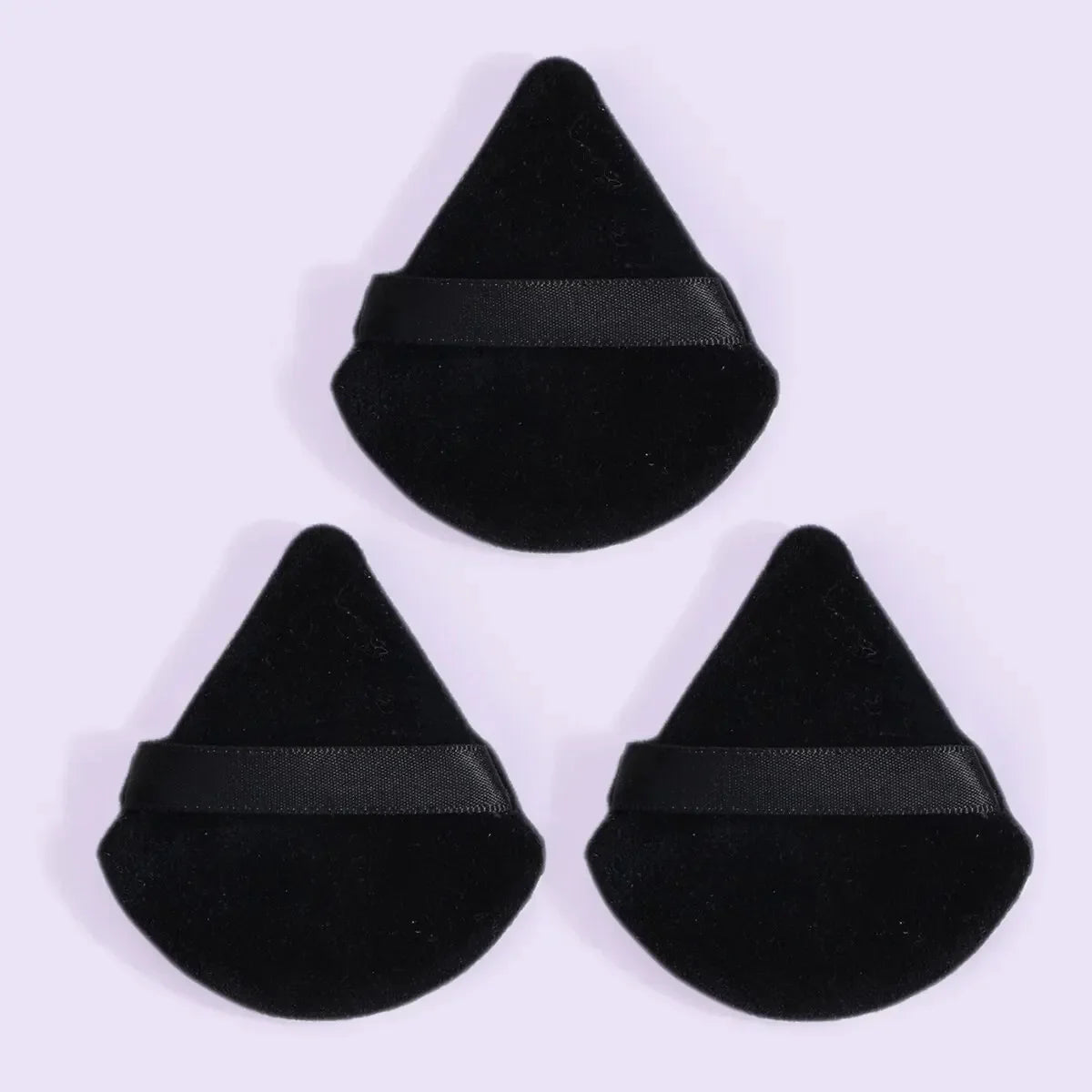 3/5/6 Pcs Triangle  Cosmetic Soft Plush Powder Puff Makeup Foundation Puff Makeup Tool Powder Puff For Loose Powder Liquid