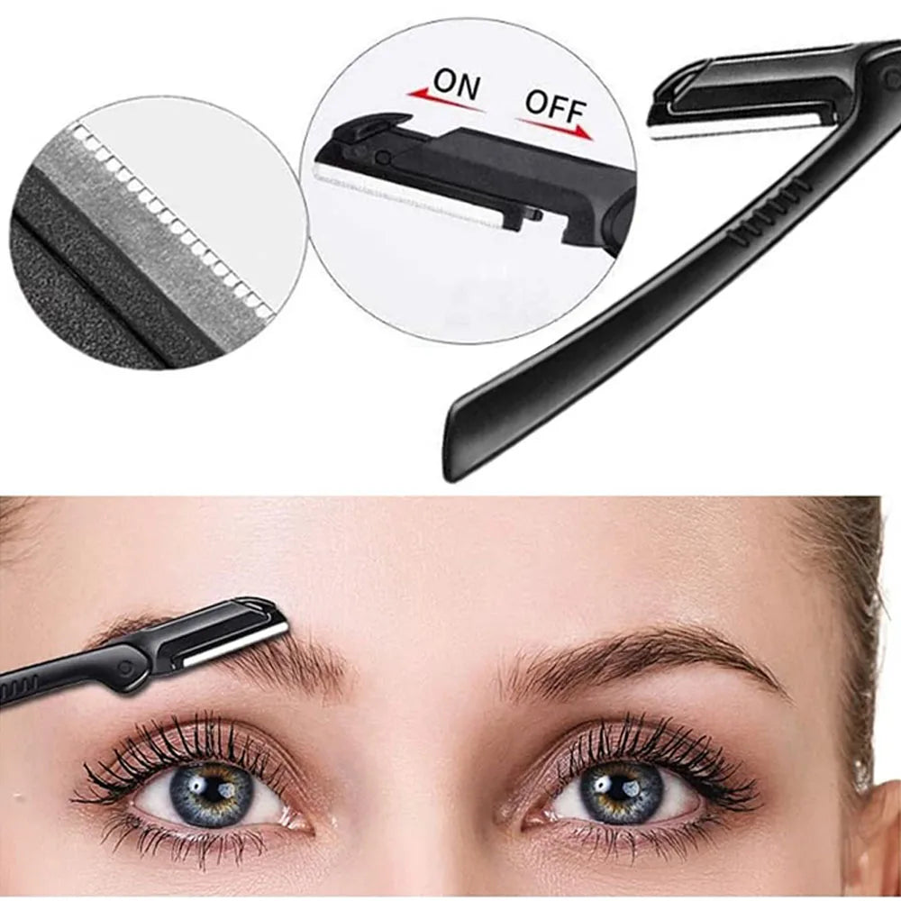 15PCS Eyebrow Razor Set Multipurpose Face Razors For Women And Men Dermaplaning Easy To Use Cutter Shaver Blades Makeup Tool