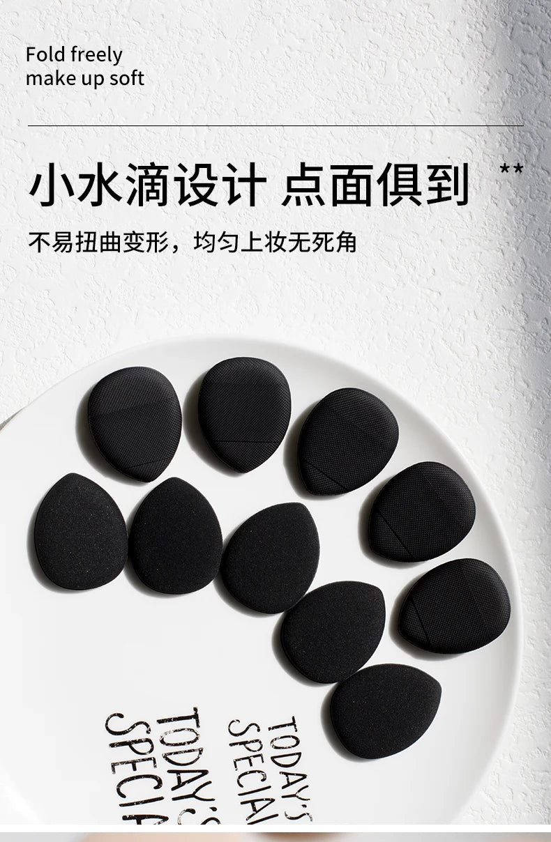 Mini Cushion Powder Puff, Finger Soft Powder Puff, Dry and Wet Dual-purpose Touch-up and Concealer Makeup Tool