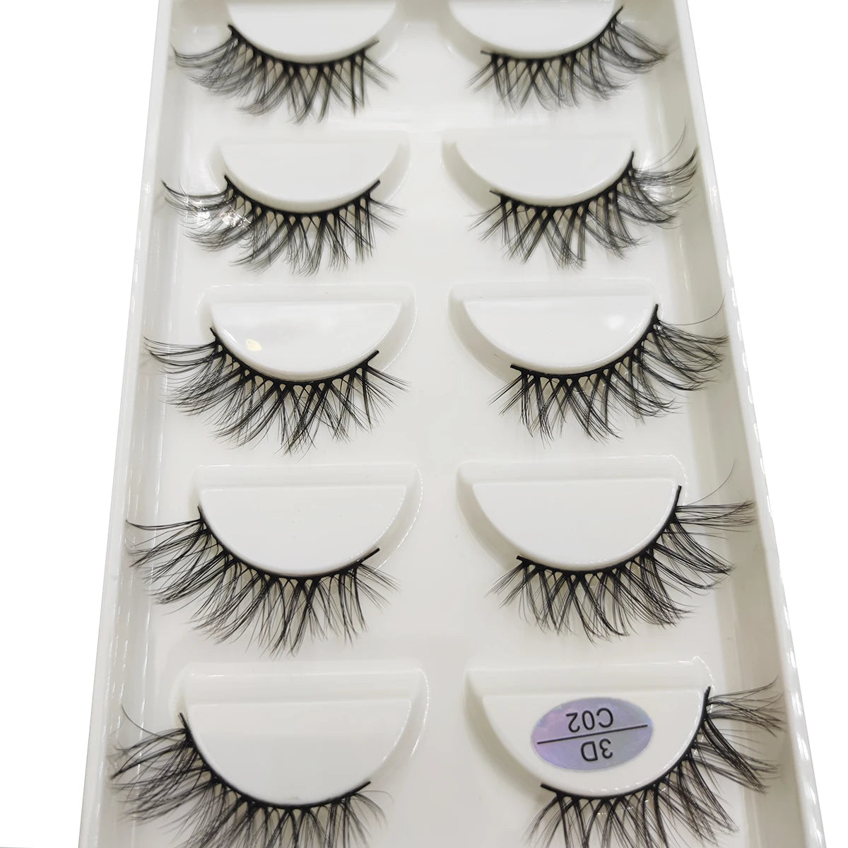 15 Style 5 Pairs 3D Eyelashes Natural False Eye Lashes Thick Faux Mink Lashes Soft Fake Eyelash Wispy Makeup Cilios
