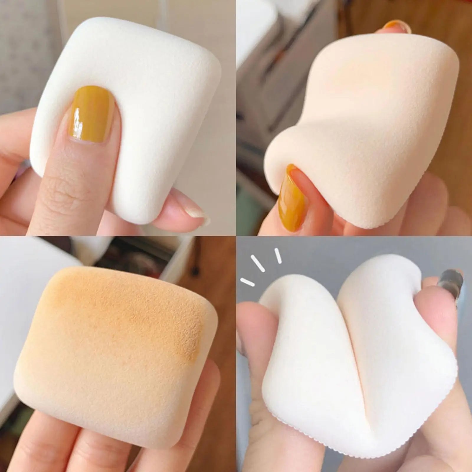 Super Soft Marshmallow Makeup Sponge Puff Dry Wet Dual-use Air Cushion Powder Puff Cosmetic Sponges Powder Puff Makeup Tool