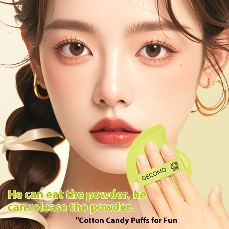 2PCS Makeup Blender Puff Air Cushion Foundation Sponge Loose Powder Puffs Mango-shaped  Cosmetic Applicator Tool Wholesale