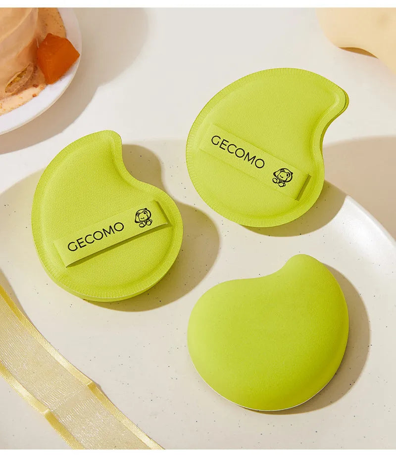 2PCS Makeup Blender Puff Air Cushion Foundation Sponge Loose Powder Puffs Mango-shaped  Cosmetic Applicator Tool Wholesale