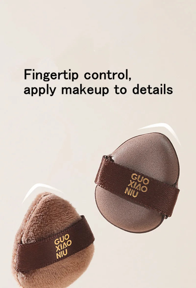 Guoxiaoniu 6PCS Makeup Blender Puff Air Cushion Foundation Sponge Loose Powder Puffs Cosmetic Applicator Tool Wholesale