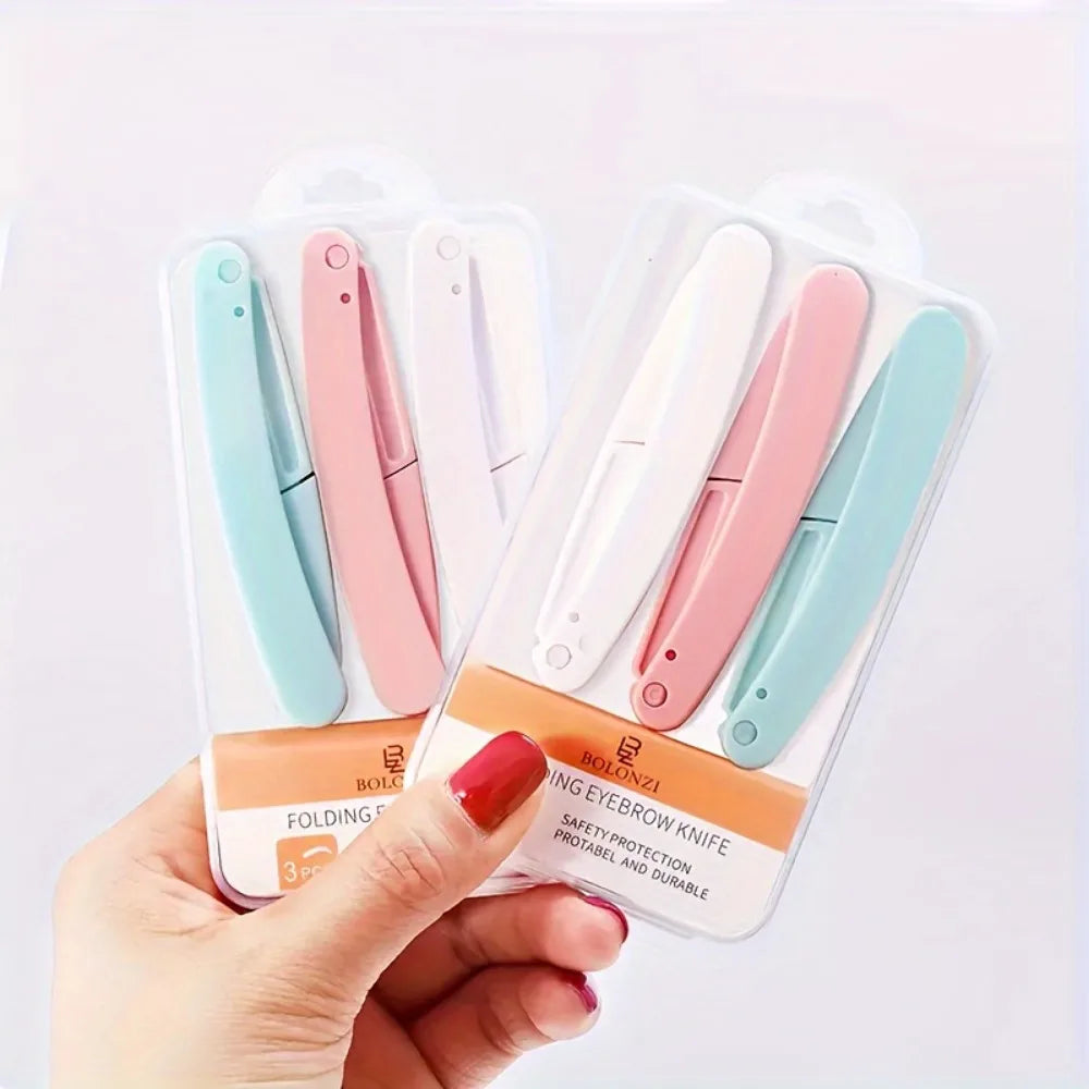 10/15pcs/set Women's Facial Care Hair Removal Tool Makeup Razor, Eyebrow Trimmer Safety Razor - Perfect Eyebrow Trimming Tool
