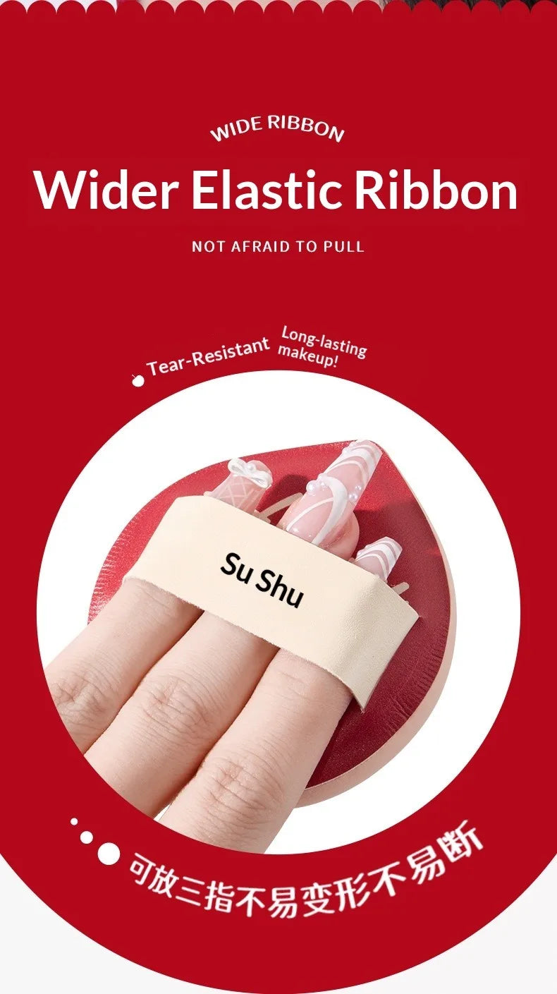 LISHU 4Pcs Ultra Sof Powder Puffs, Wet and Dry Dual-Use Makeup Sponge Set, Non-Powder-Absorbing for Cushion Foundation