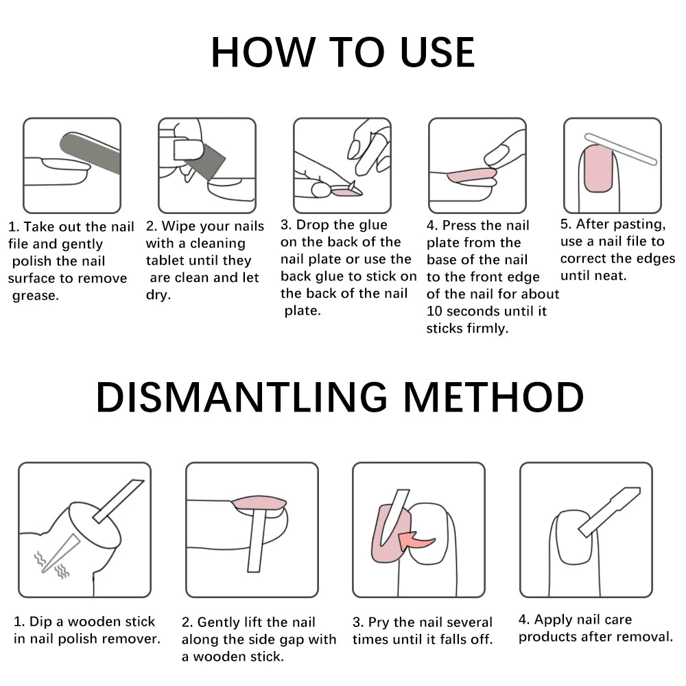 120pcs/Box Bright Gloss Pink False Nails Medium Almond Simple Solid Color Press On Nails Soft Gel Full Cover Wearable False Nail