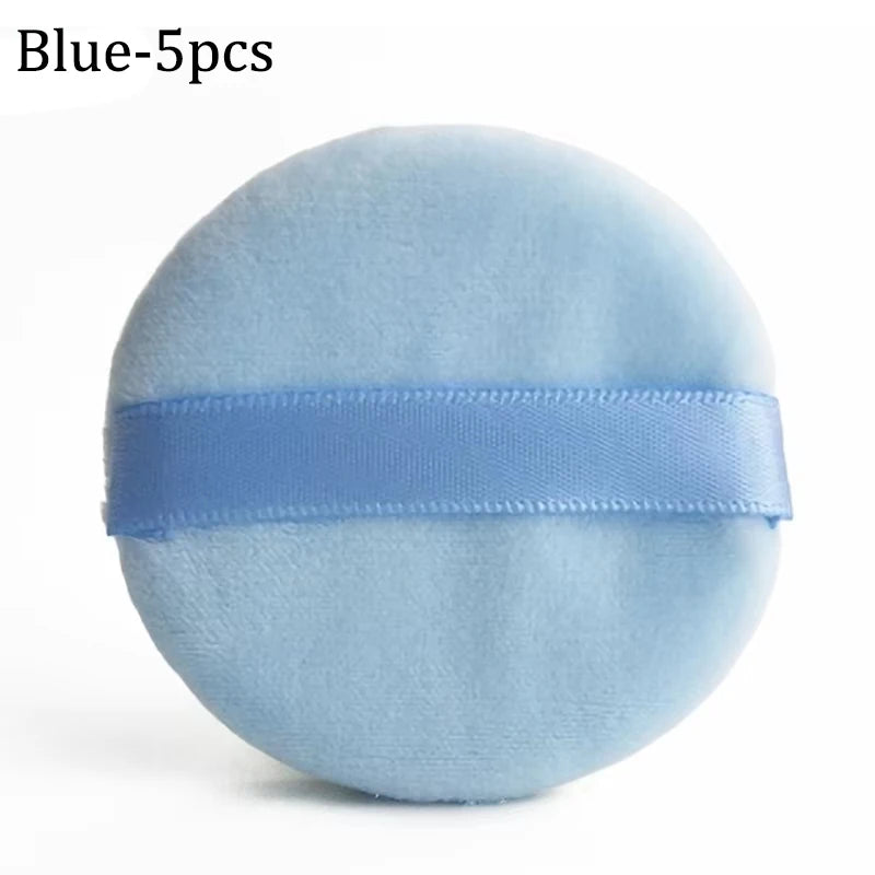 5/10Pcs Soft Velvet Makeup Sponge Loose Powder Cosmetic Puff Double-sided Face Makeup Sponge Concealer Wet Dry Makeup Tools
